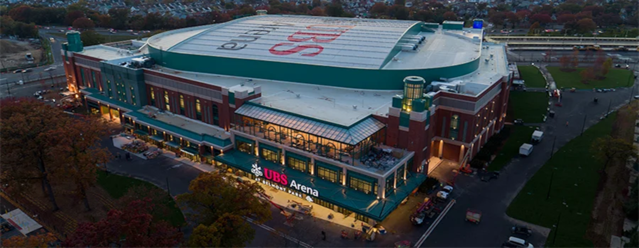 Full | Oak View Group, UBS Arena aerial