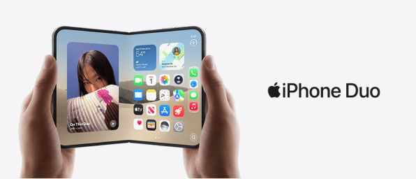 Wide | Foldable Smartphone Concept iPhone Duo