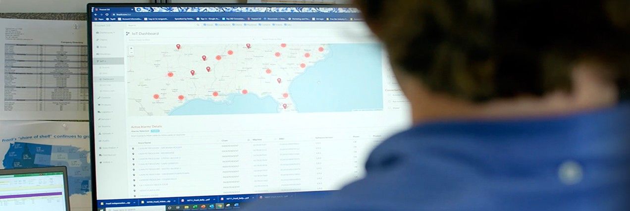 Full | Professional Viewing IoT Dashboard and Network Map