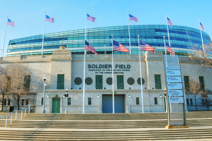 Tile|Chicago Soldier Field Stadium