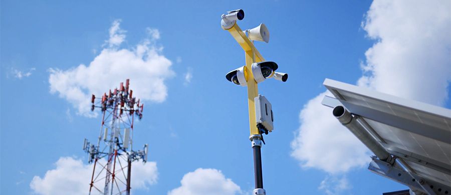 Full|Prosegur Watchtower technology that includes multiple security camera systems